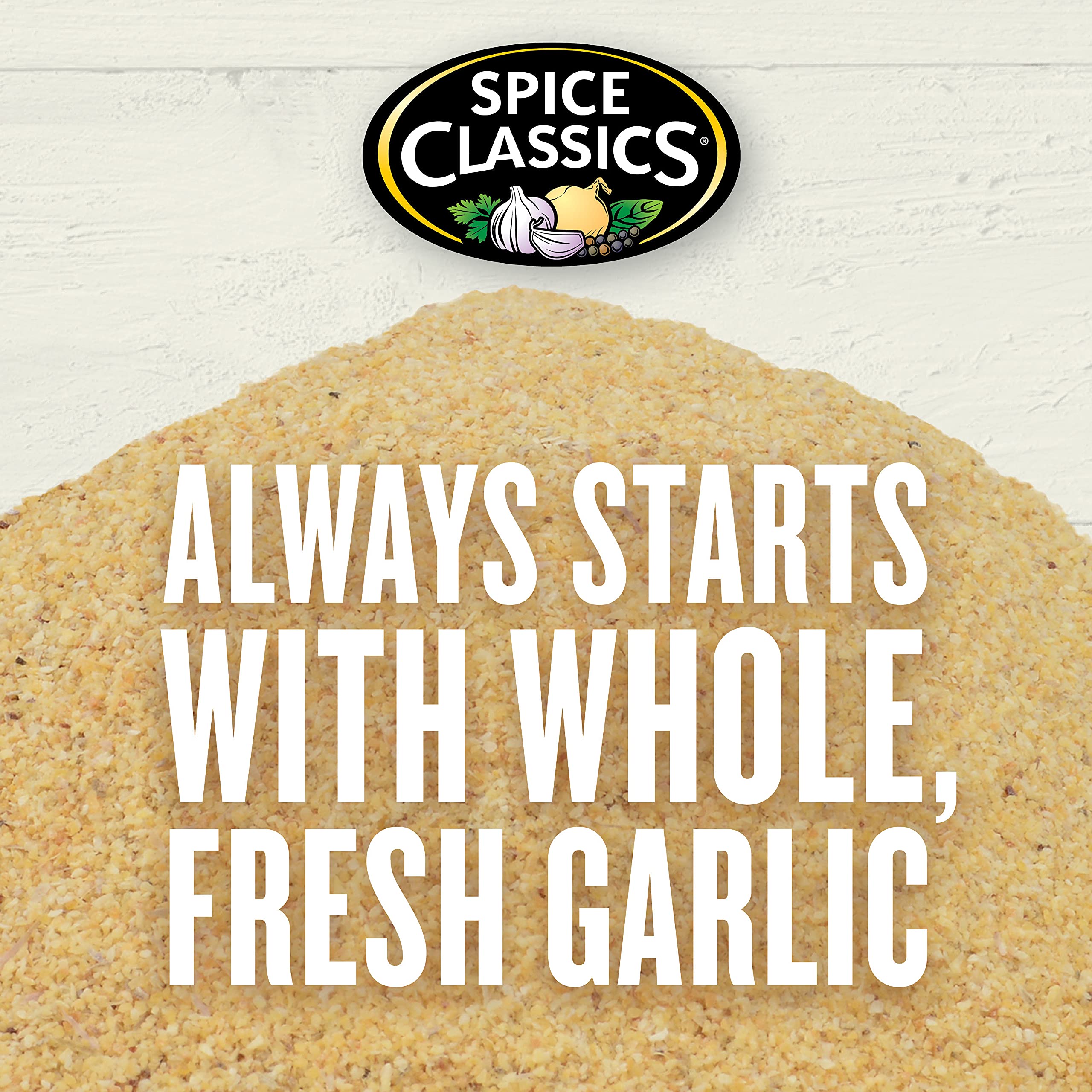 Spice Classics Granulated Garlic Powder - 25 lb Bulk (25 Pound Box) | Ideal for Grilled Meats, Vegetables, Salads & Seasoning | Perfect for Restaurants, Catering & Home Cooking