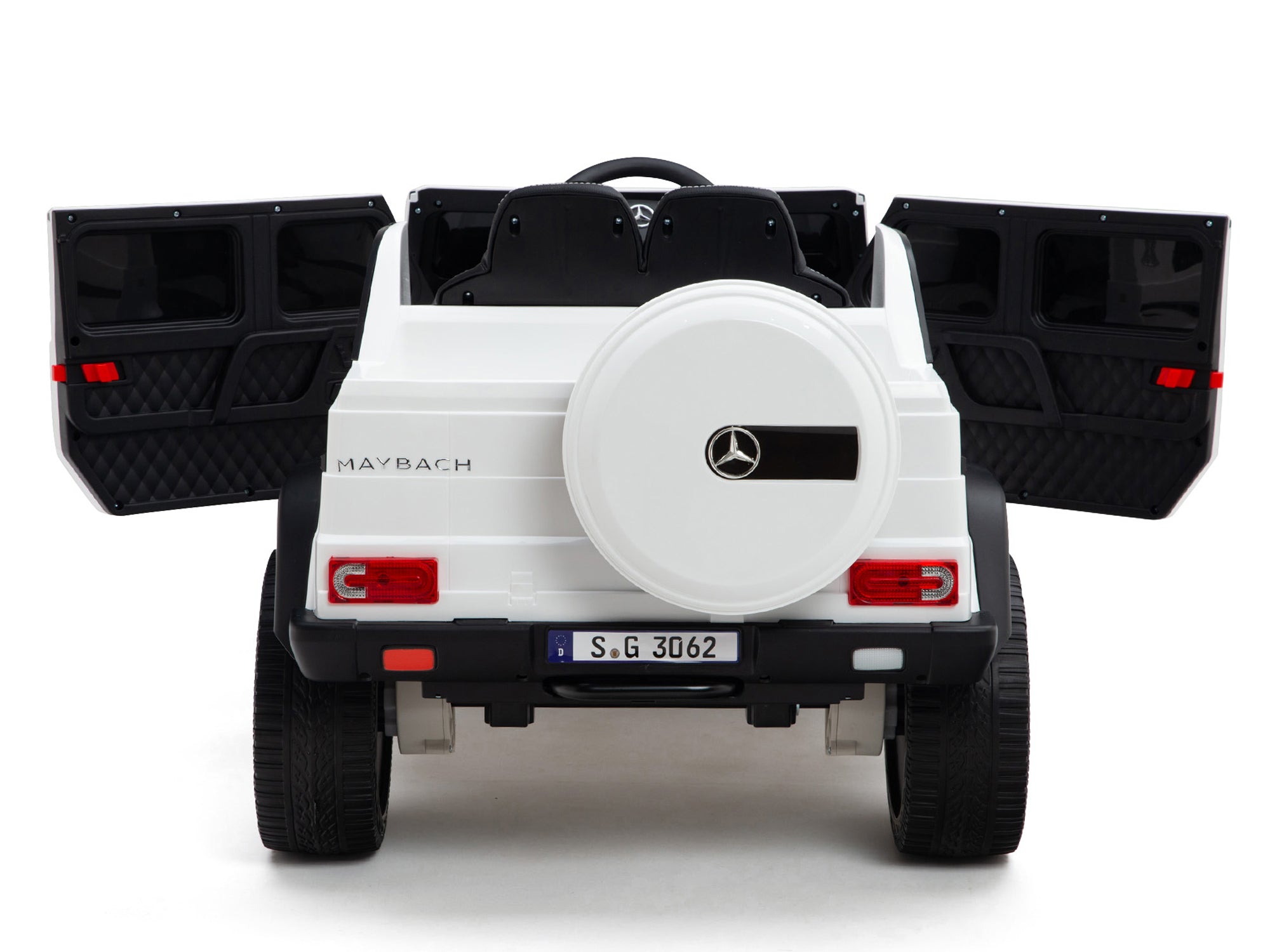 12V Mercedes Maybach G650 Landaulet Kids Ride On Car with Parent Remote Control - White Electric SUV Toy for Boys & Girls - Perfect for Birthday Gifts, Outdoor Play & Backyard Fun