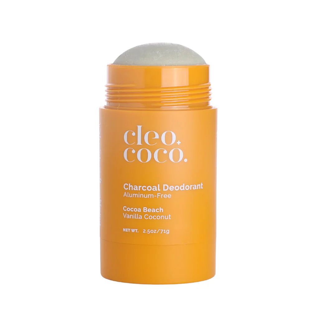 Natural Charcoal Deodorant for Men & Women - Cocoa, Beach Vanilla & Coconut Scent - All-Day Odor Protection - Ideal for Gym, Work & Outdoor Activities