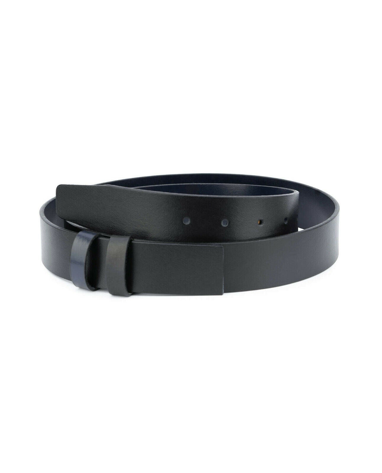 Reversible Leather Belt Strap Replacement - Blue & Black 35mm for Montblanc Watches | Dress & Casual Wear Accessory