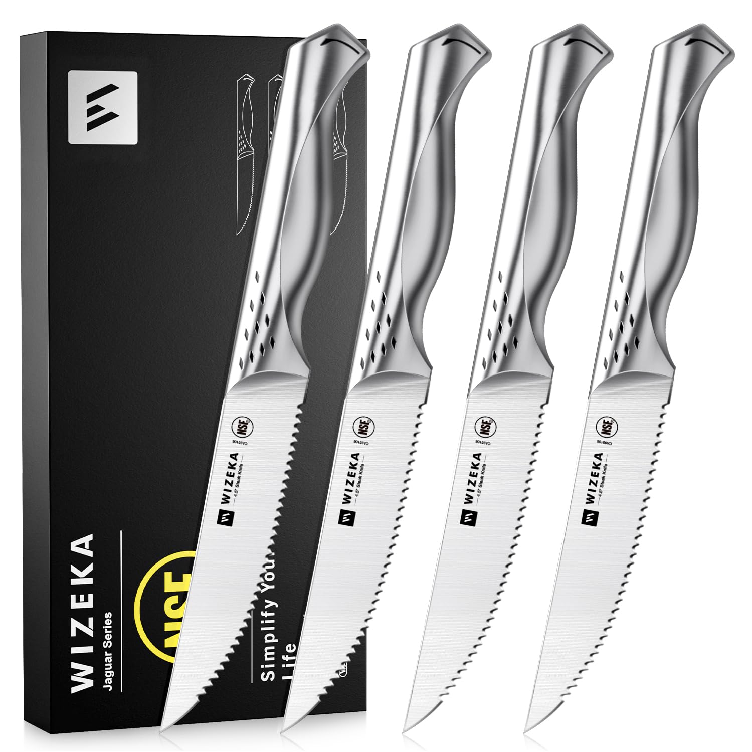 Premium Steak Knives Set of 4 - 4.5
