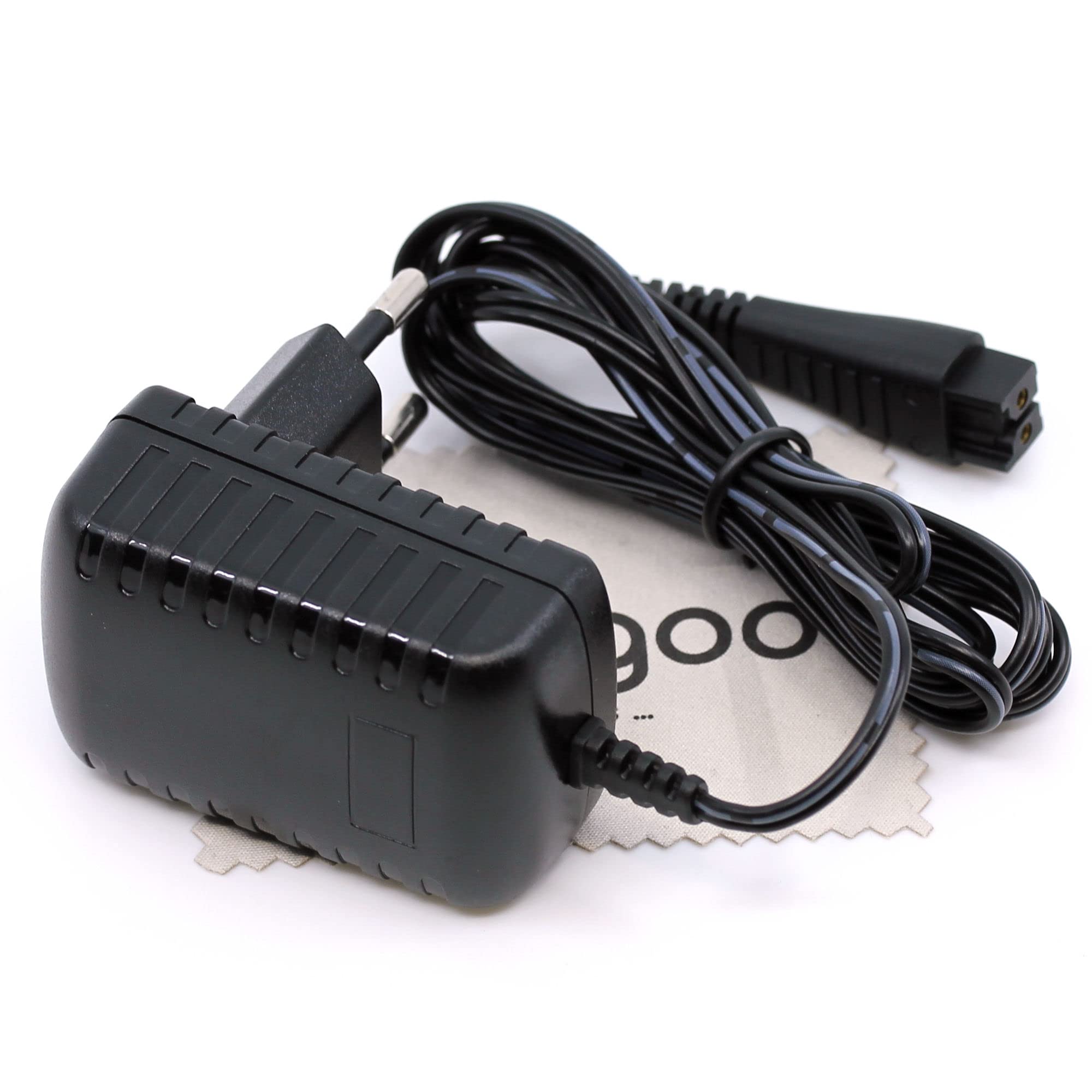Panasonic ES-RF31 ES-RF41 ES-RT30 ES-RT31 ES-RT33 ES-RT37 ES-RT37S ES-RT40 ES-RT47 ES-RT53 ES-RT77 Replacement Charger (RE9-73 Compatible) - Charging Cable for Trimmer & Shaver with Free Microfiber Cleaning Cloth - Perfect for Home Grooming & Travel