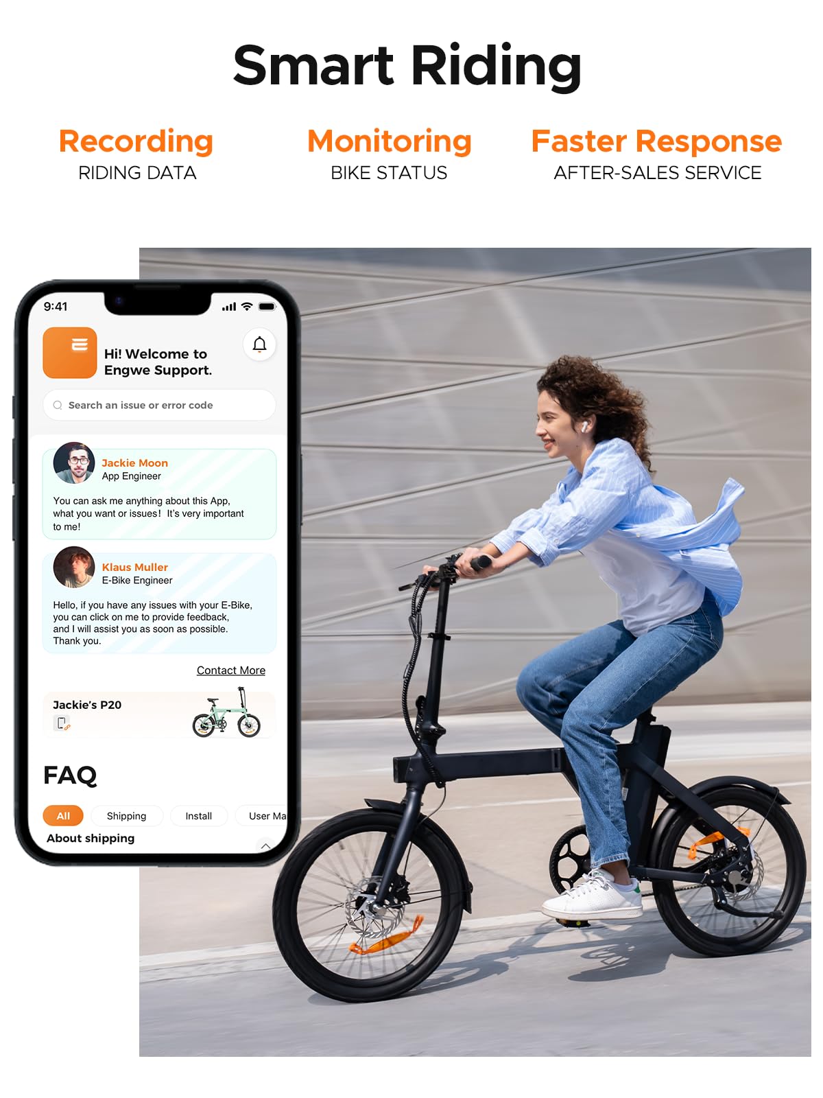 **ENGWE 36V 9.6Ah Electric Bike - 100km Range, 250W Motor, 25km/h Speed, 42Nm Torque Sensor & Carbon Belt - Folding E-Bike with 3-Level PAS for City Commuting (Perfect for Urban Travel & Eco-Friendly Transport)**
