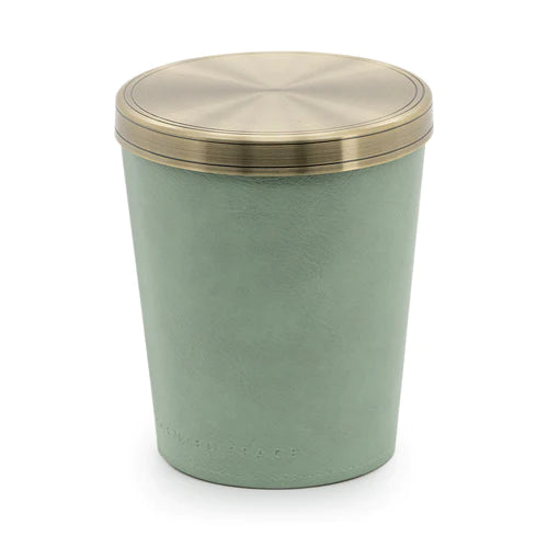 Scented Space 900g Leather Candle with Citrus Grove Aroma - Perfect for Home Decor, Relaxation & Gifts