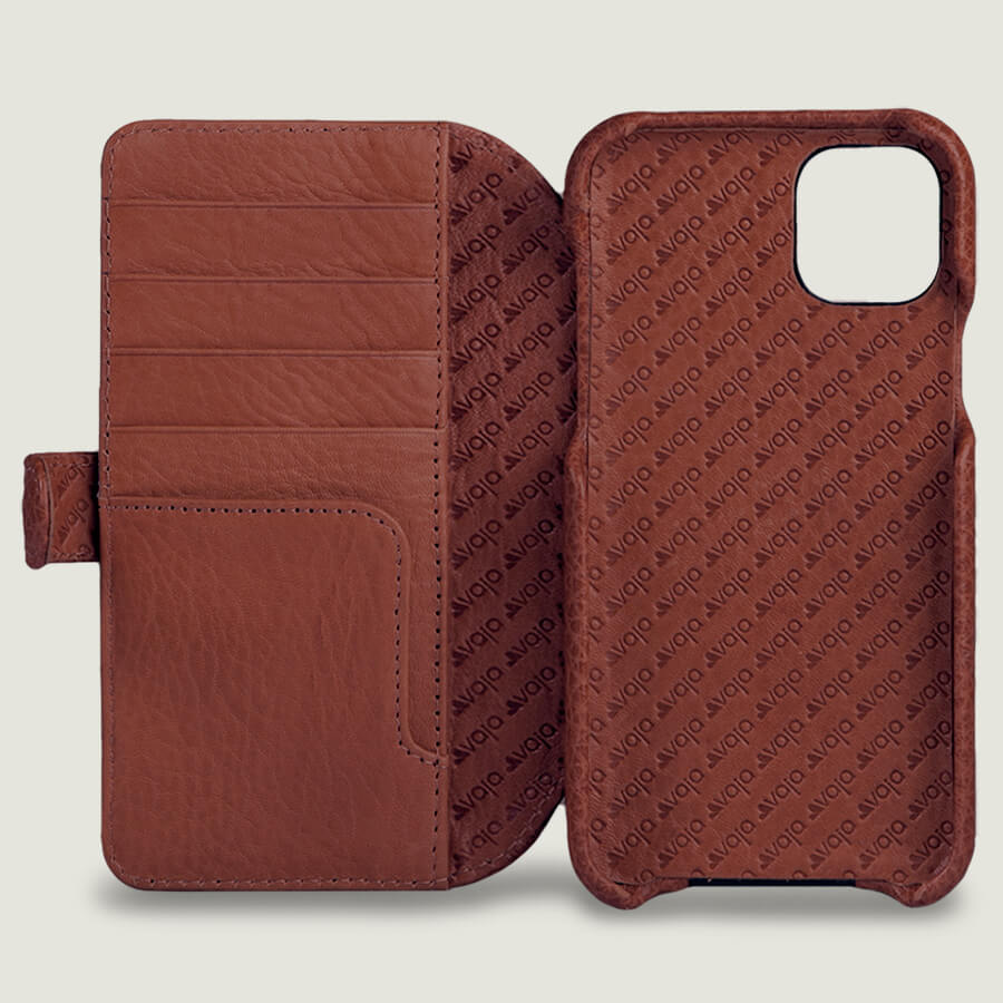 Premium iPhone 11 Pro Max Leather Wallet Case with Magnetic Closure - Slim Protective Cover for Credit Cards & Cash (Perfect for Travel, Business & Everyday Use)