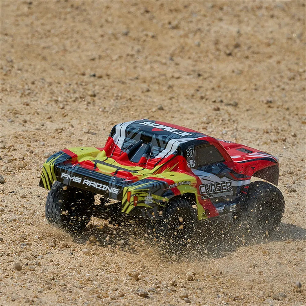 FMS FSC24 1/24 Scale 4WD RC Short Course Truck - 2 Speed Transmission, Metal Differential - High Performance Off-Road Racing & Backyard Bashing for Adults & Kids