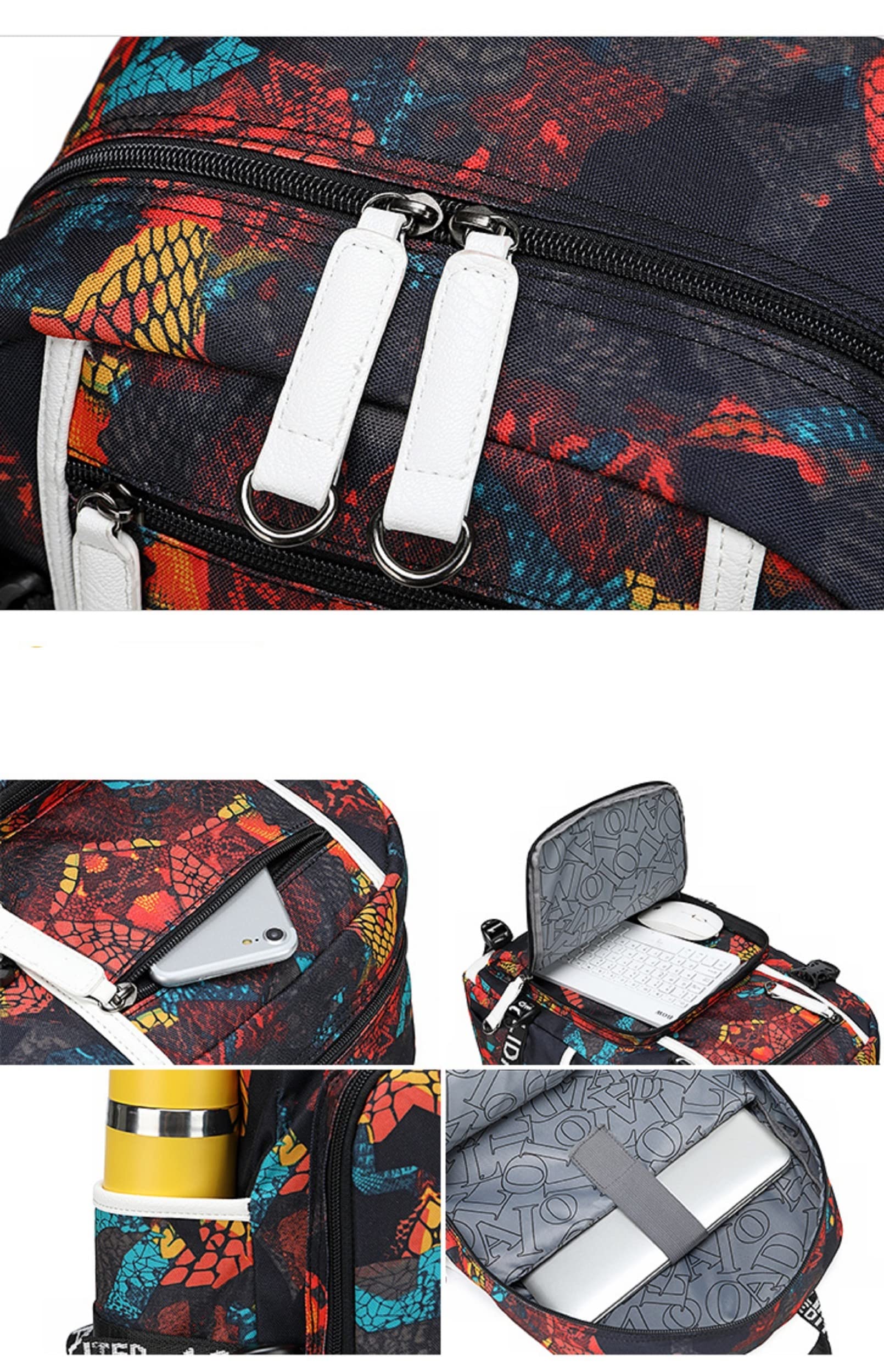 ISaikoy Anime Sword Art Online Backpack - Lightweight School Bookbag, Laptop Shoulder Bag for College, Travel & Cosplay (Style M13) | Perfect for Gaming Conventions & Daily Use