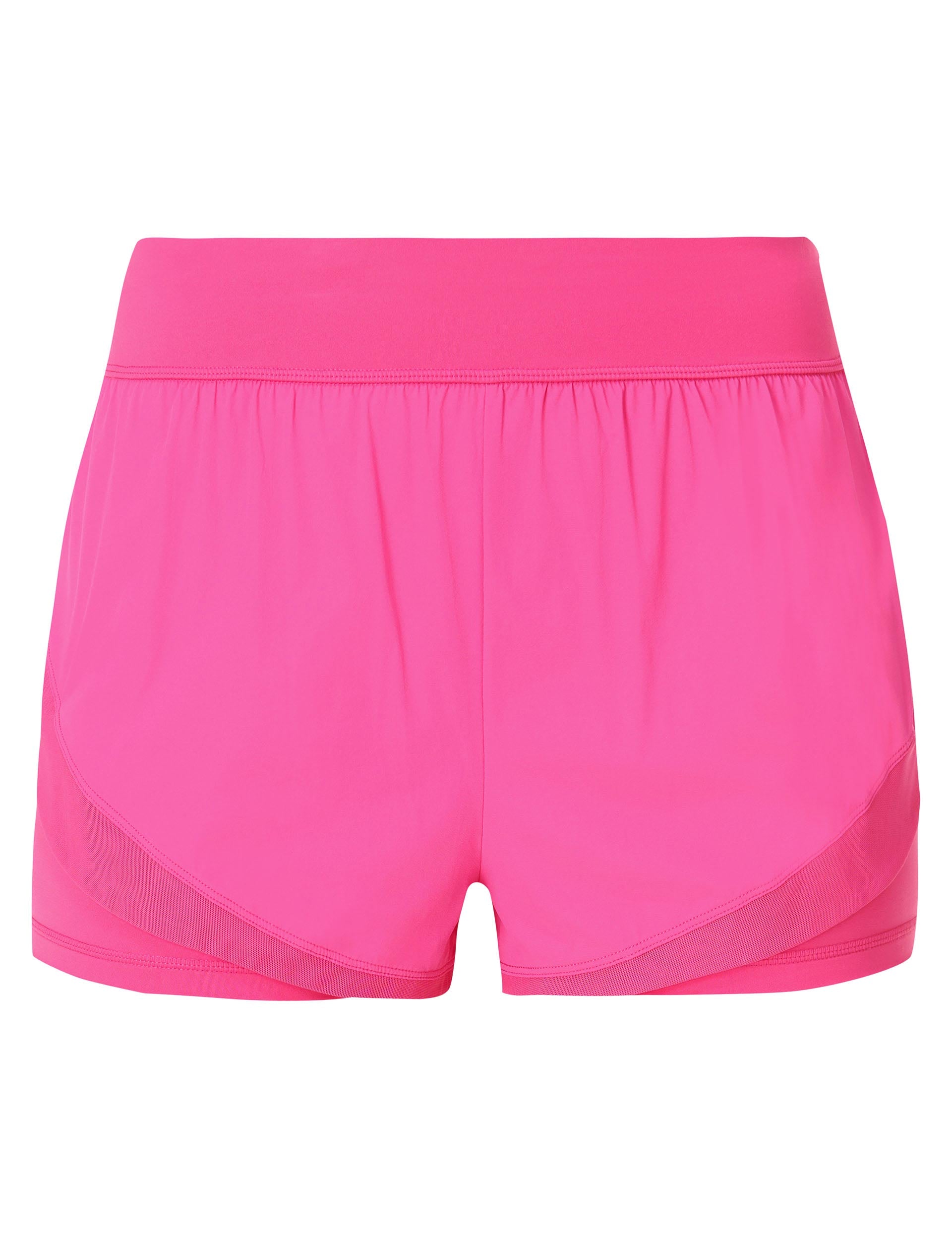 Tempo Run Shorts for Women - Lightweight & Breathable Fuchsia Pink Running Shorts - Perfect for Jogging, Gym Workouts & Outdoor Activities