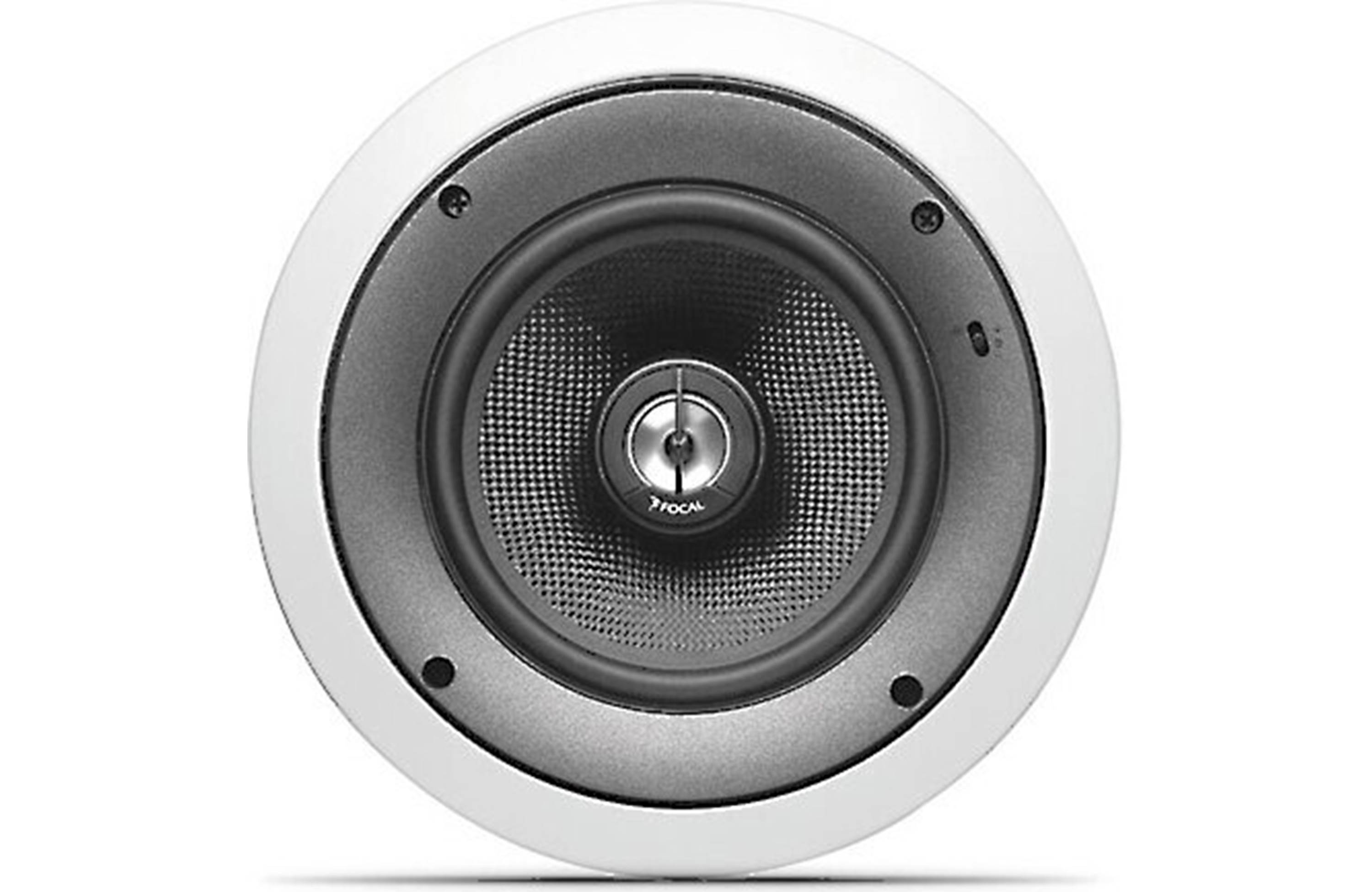 Focal Custom IC 106 6.5 Inch In-Ceiling Speaker - High Performance Home Audio System for Living Room, Bedroom & Home Theater Installation (Single Speaker)