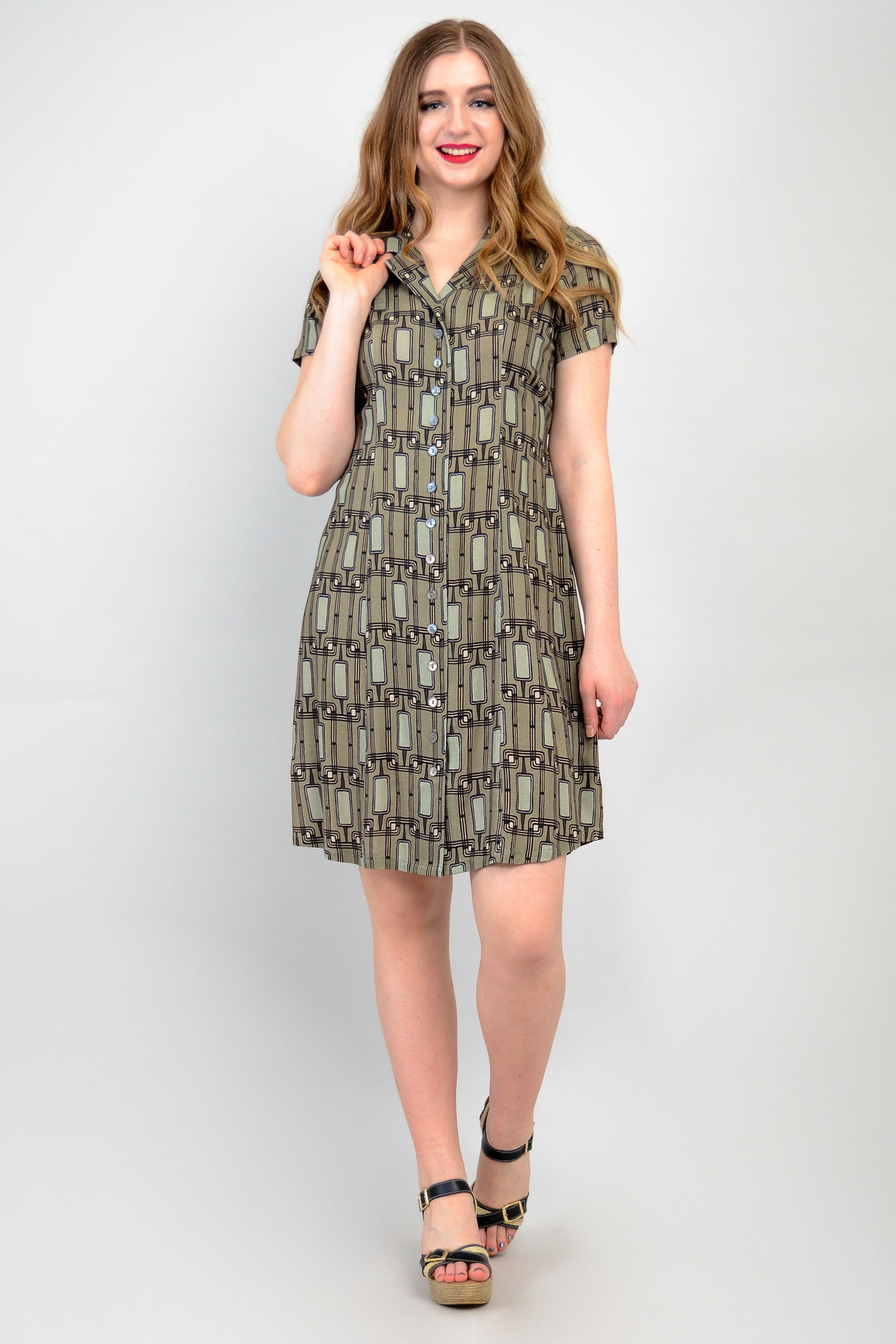 Erica Dress - Voyage Collection | Linen Bamboo Blend | Perfect for Summer Outings & Beach Vacations | Final Sale