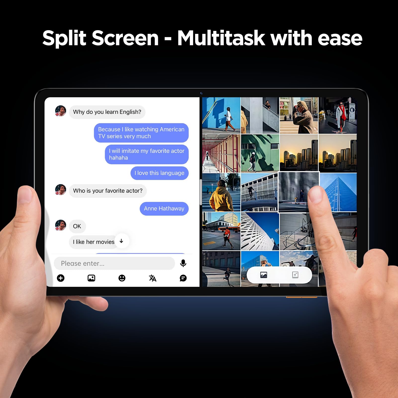 10.1 Inch Android 14 Tablet with Octa-Core Processor, 12GB RAM & 128GB ROM (Expandable to 2TB) - Full HD 800x1280 Display, WiFi 6, Bluetooth 5.4, Dual Cameras & Speakers, 6000mAh Battery - Perfect for Work, Study, Streaming & Gaming (Black)