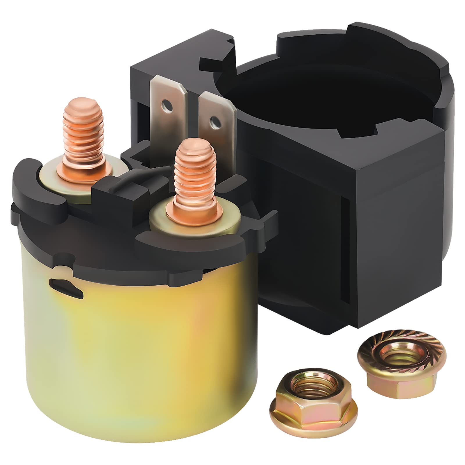 AHL Starter Solenoid Relay for Kawasaki Teryx 750 KRF750 4X4 (2008-2009) - Compatible with ATV & UTV Off-Road Vehicles, Perfect for Engine Starting System Repair & Replacement