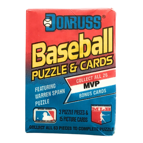 1989 Donruss Baseball Cards Unopened Pack - Vintage MLB Trading Cards Collection for Sports Memorabilia & Gift Ideas - Perfect for Collectors, Investors, and Baseball Fans