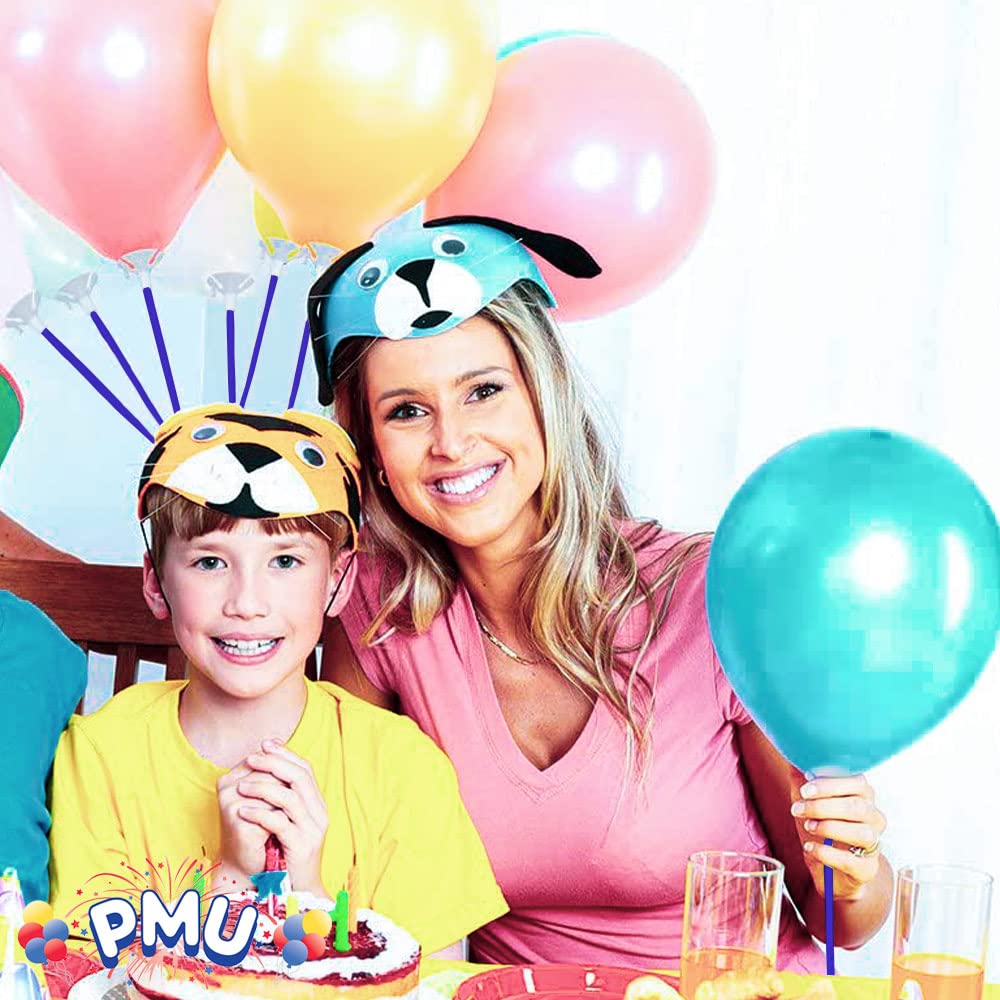 Premium 16-Inch Blue PMU Balloon Sticks with Clear Cups - Latex/Mylar Balloon Holder for Air-Filled Balloons (1000-Pack) - Perfect for Birthday Parties, Baby Showers & Wedding Decorations