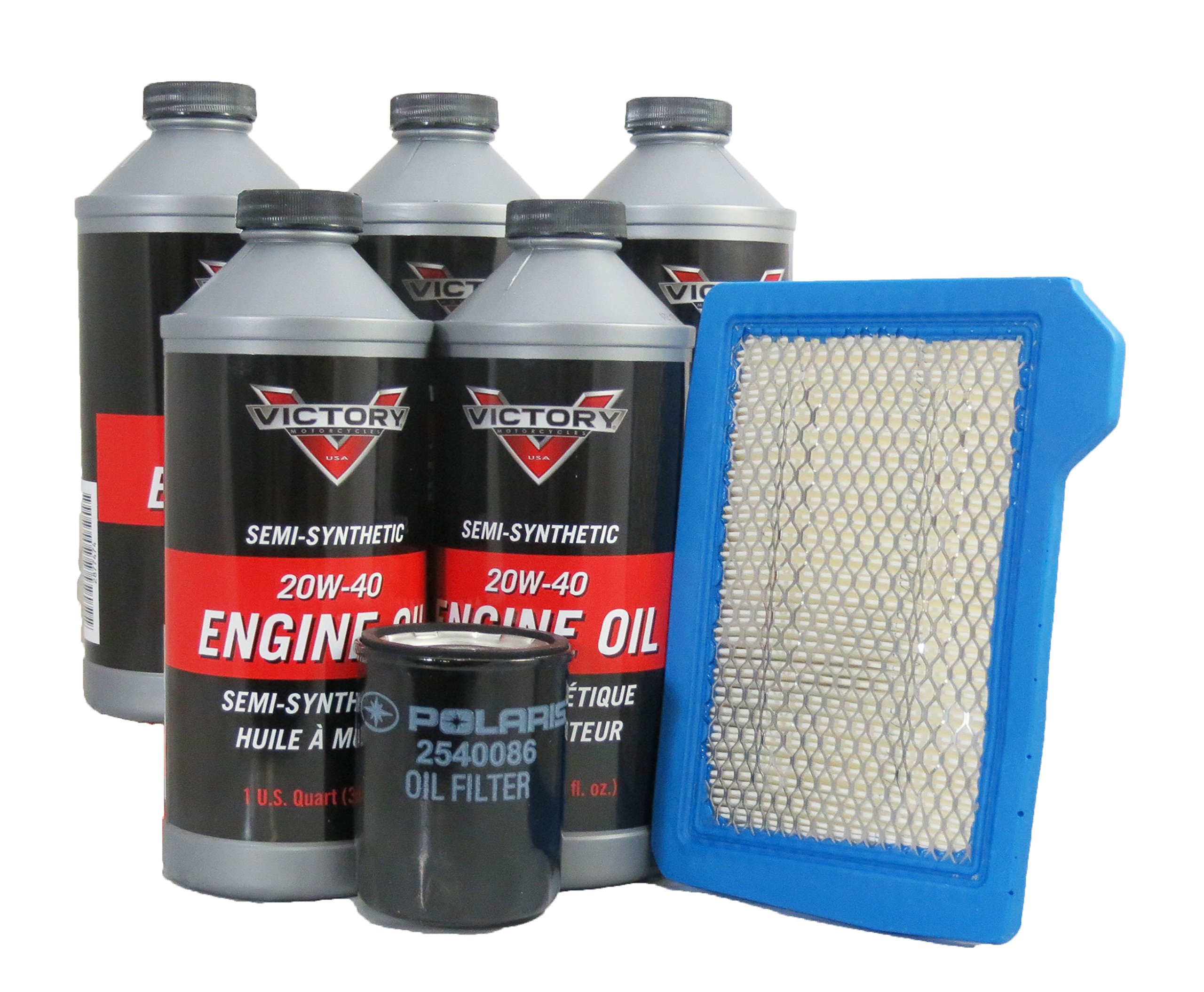 2005-2013 Victory Hammer S Oil Change & Air Filter Maintenance Kit - Motorcycle Engine Care for Smooth Performance & Longevity