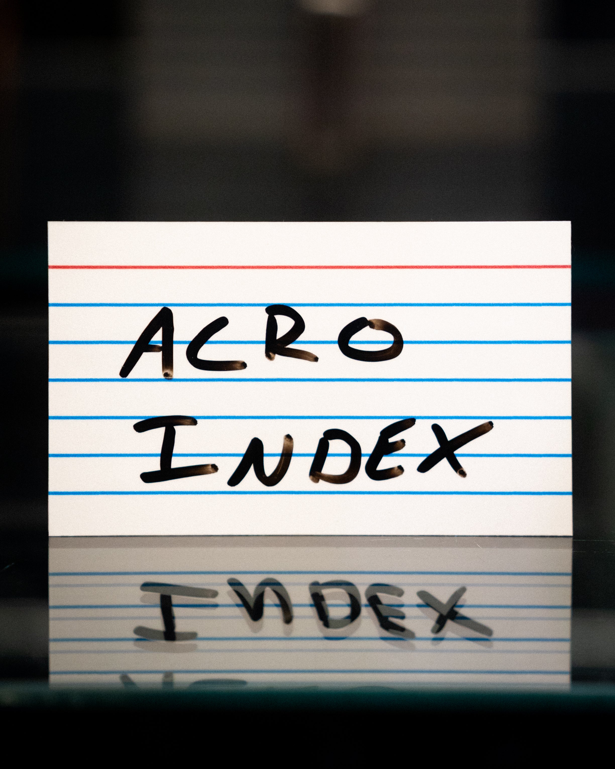 Acro Index Dry Erase Board - Whiteboard for Office, Classroom & Home Organization - Perfect for Notes, Schedules & Planning