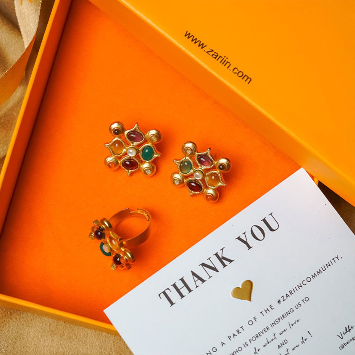 Power of Nine Navratna Gemstone Gift Box - Authentic Healing Stones for Wealth, Health & Prosperity - Perfect for Meditation, Spiritual Gifts & Positive Energy
