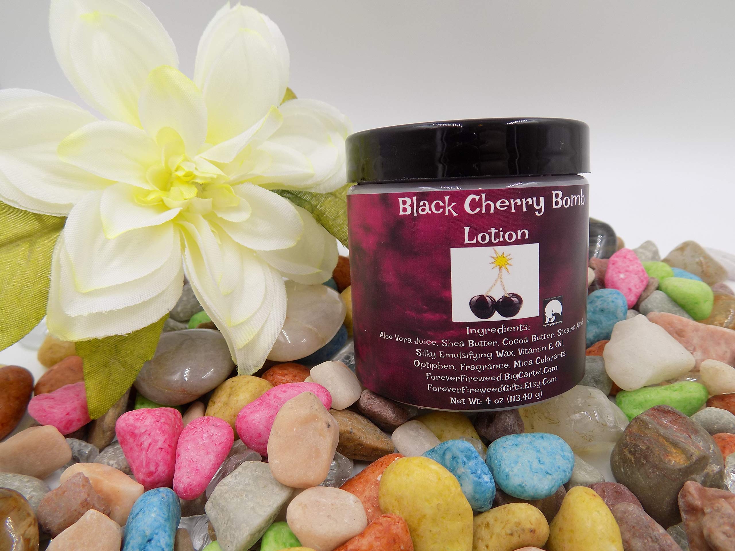 Black Cherry Bomb Hand & Body Lotion - Moisturizing & Nourishing Skin Care for Dry Skin - Perfect for Daily Hydration & Spa Nights