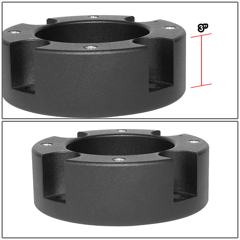 2007-2021 Toyota Tundra & 2008-2022 Sequoia 3-Inch Front Leveling Lift Kit - Heavy Duty Suspension Spacer for Off-Roading, Truck Leveling, and Improved Ground Clearance