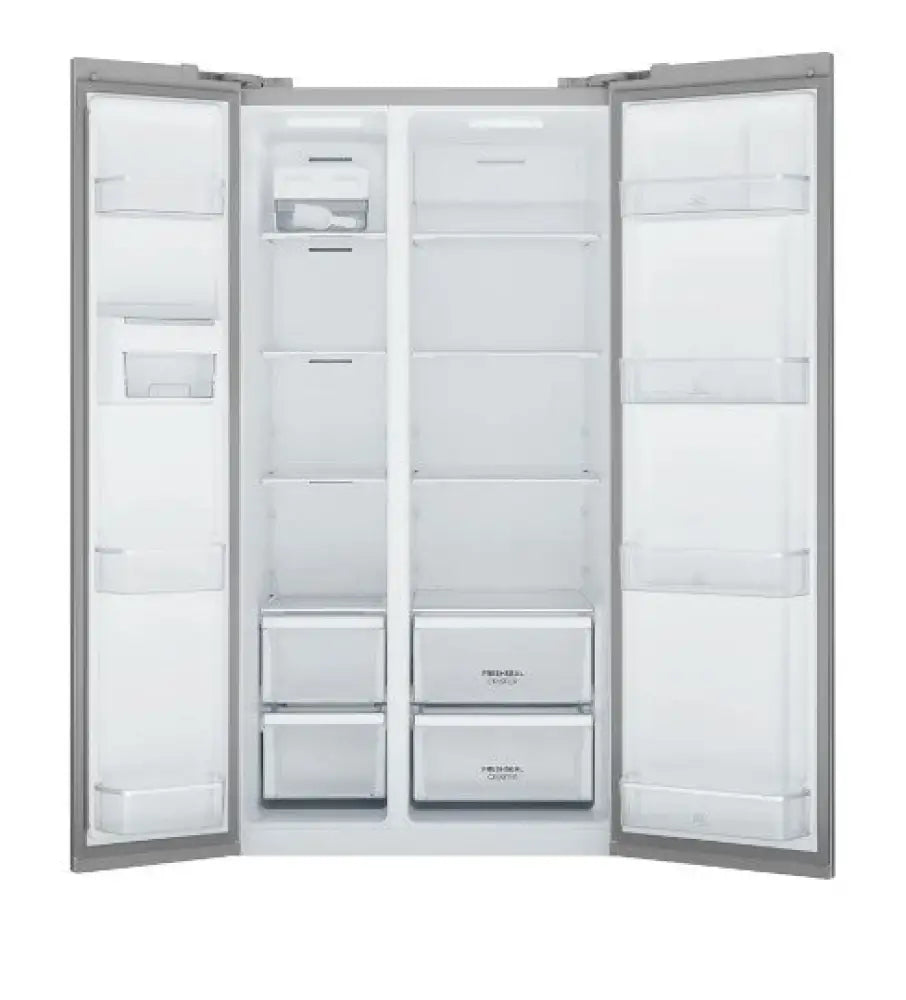 Westinghouse WSE6630SA 624L Side by Side Refrigerator - Silver Stainless Steel, Energy Efficient, Large Capacity Fridge for Kitchen, Home, Office & Restaurant Use