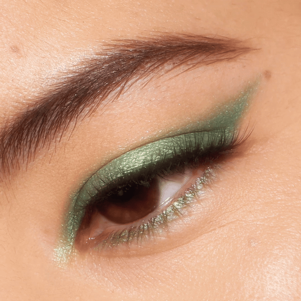 Electric Green Shimmer Eyeliner (010) - Long-Lasting, Waterproof Eye Makeup for Parties & Night Out