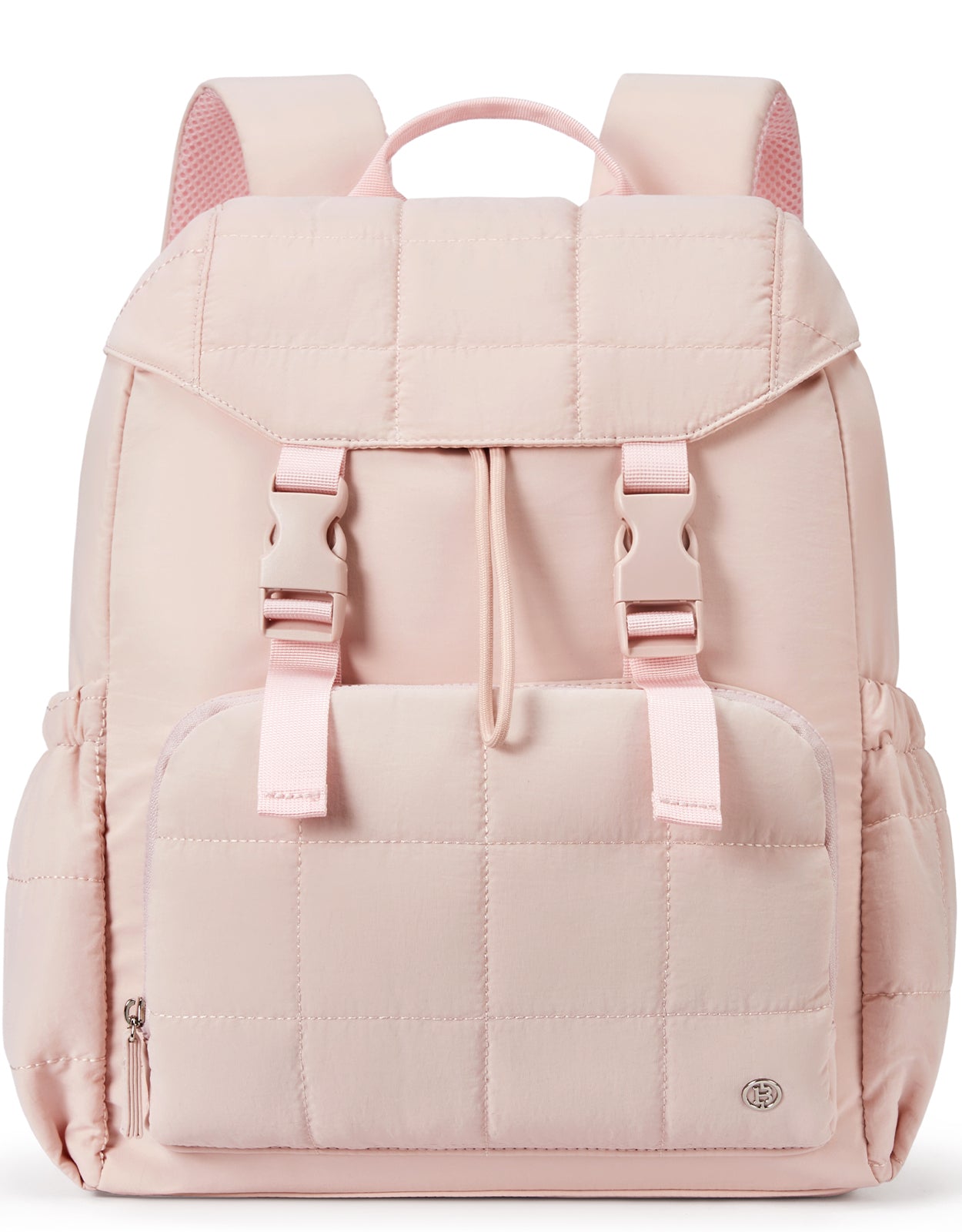 AVE 15.6 Inch Taslan Quilted Lightweight Laptop Backpack for Men & Women - Water-Resistant Travel & Work Commuter Bag with USB Charging Port - Perfect for College, Business Trips & Daily Use