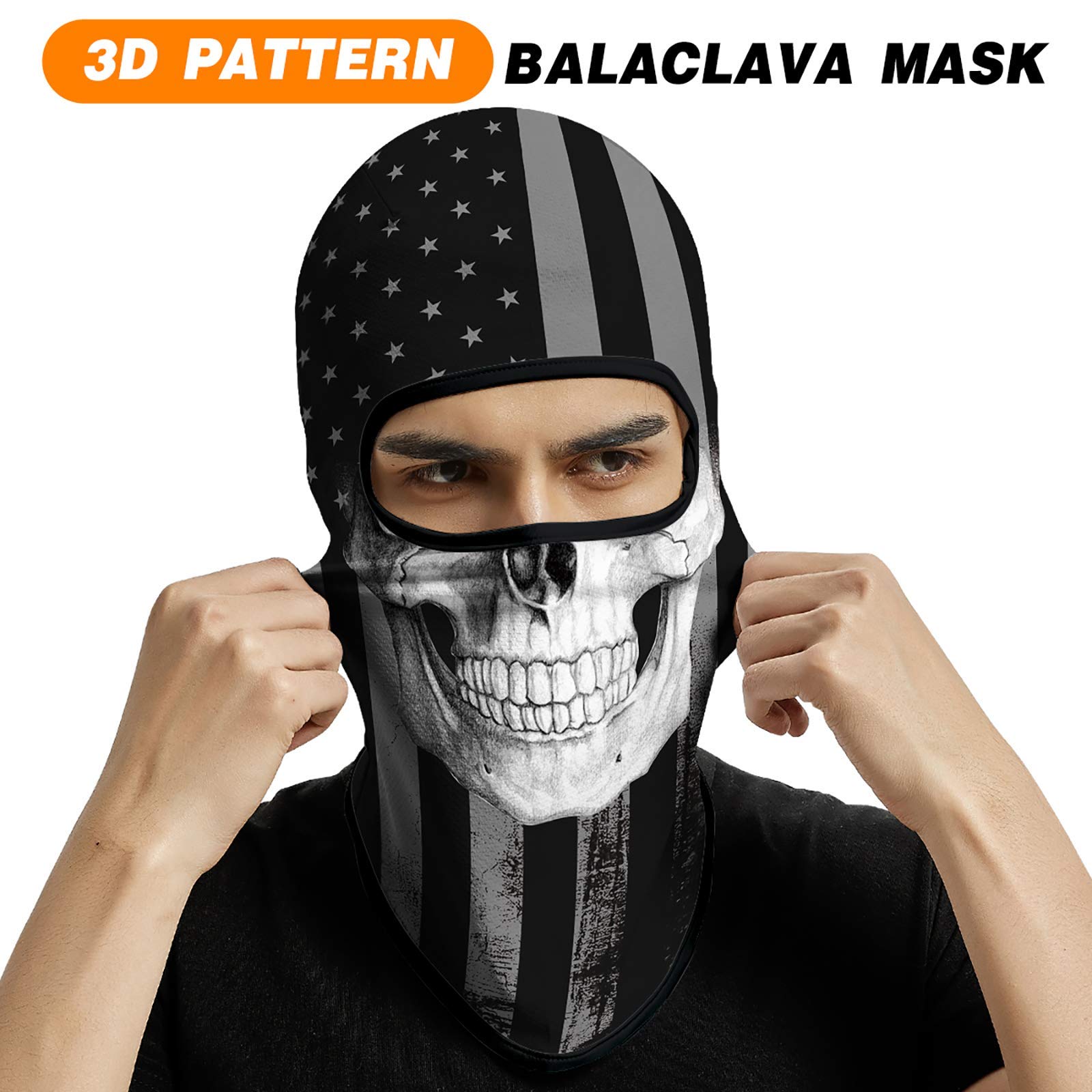 Venswell 3D Balaclava Ski Mask - Cool Skull Animal Full Face Mask for Cycling, Motorcycle & Halloween Costumes | Winter Sports, Outdoor Activities & Cosplay