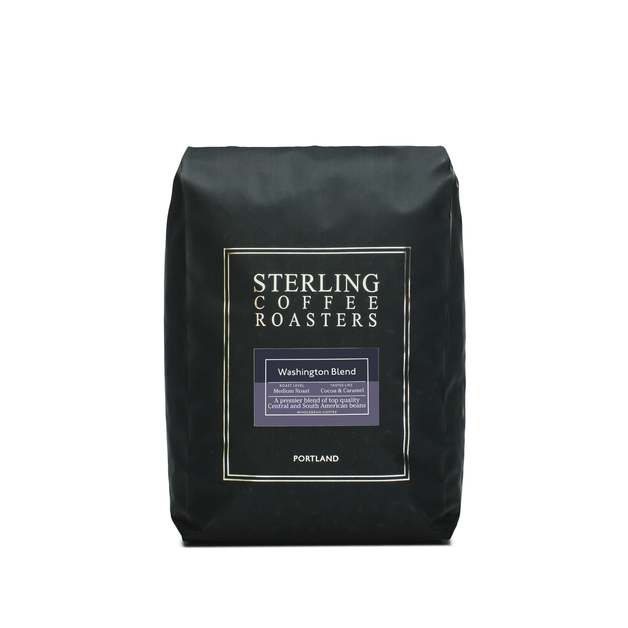 Premium Washington Blend Coffee - 100% Arabica Beans, Medium Roast, Rich & Smooth Flavor - Perfect for Morning Brew, Office Break, or Relaxing at Home