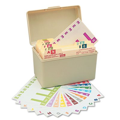 Alpha-Z Color-Coded First Letter Name Labels Starter Set (A-Z, 1500/Box) - Perfect for School Supplies, Kids' Organization & Classroom Management