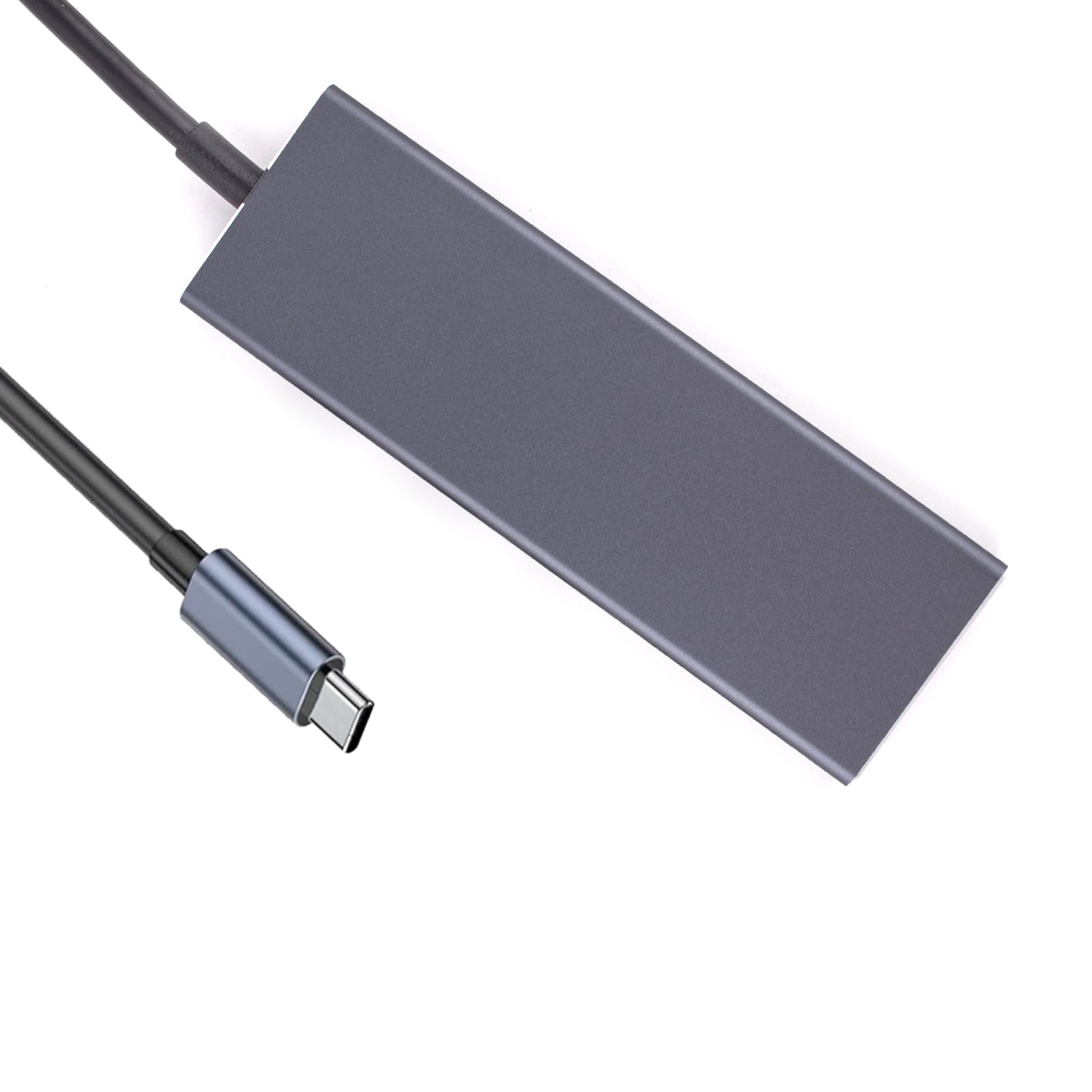 BAYORE 5-in-1 USB C Hub Adapter with USB 3.0 Ports, SD/TF Card Reader - Aluminum USB-C Docking Station for MacBook Pro/Air, iPad Pro, Dell XPS - Perfect for Office Work, Travel & Data Transfer