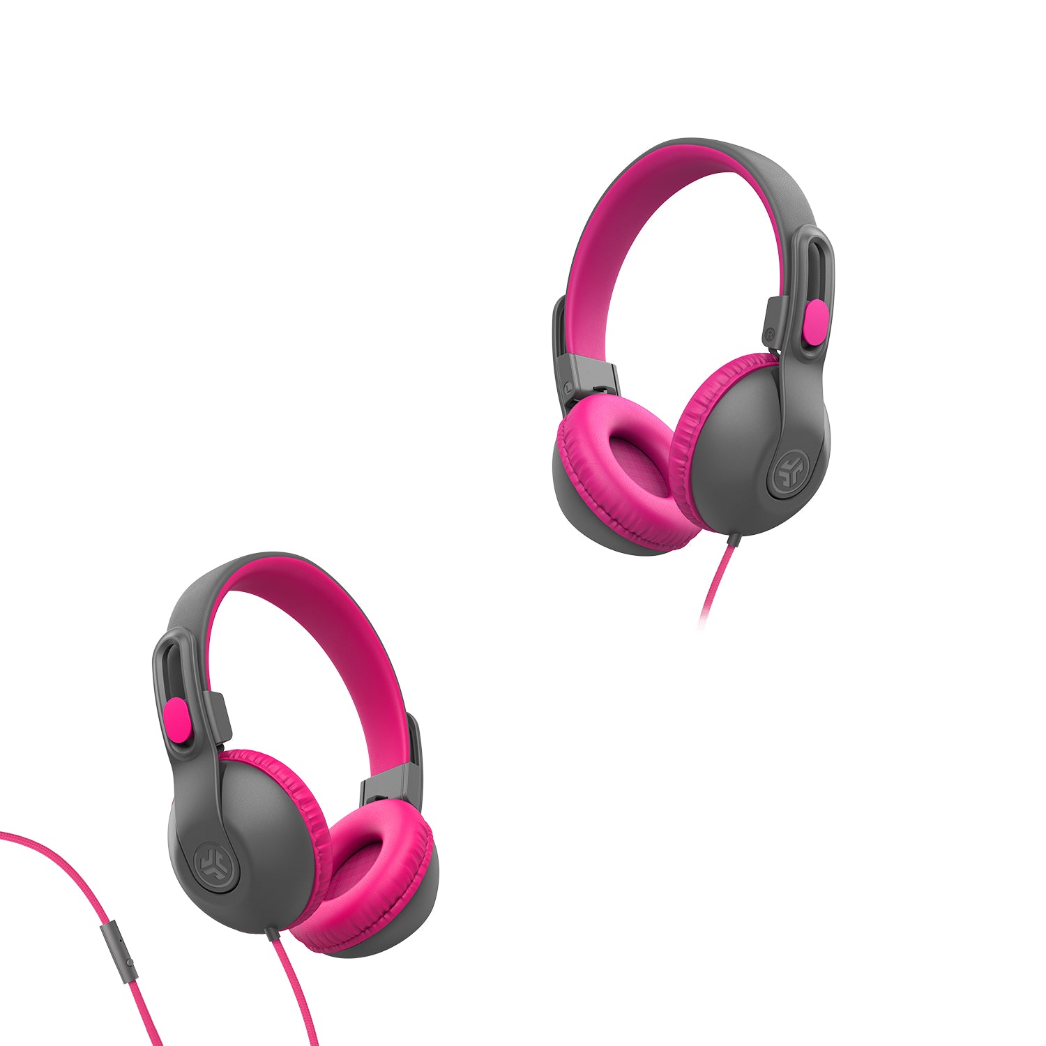 JBuddies Studio 2 Wired Gaming Headset - Family Pack of 2 Headsets with Noise Isolation for PC, PS4, Xbox, Nintendo Switch - Perfect for Multiplayer Gaming & Online Classes