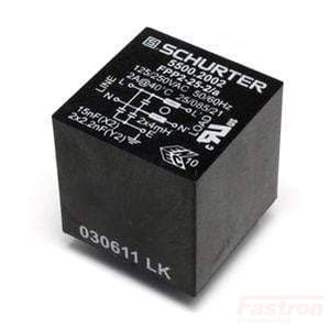 EMC RFI Line Filter PCB Mount FPP2.25.2/A 250VAC 2 Amp - Noise Suppression for Electronics, Power Supplies & Industrial Equipment