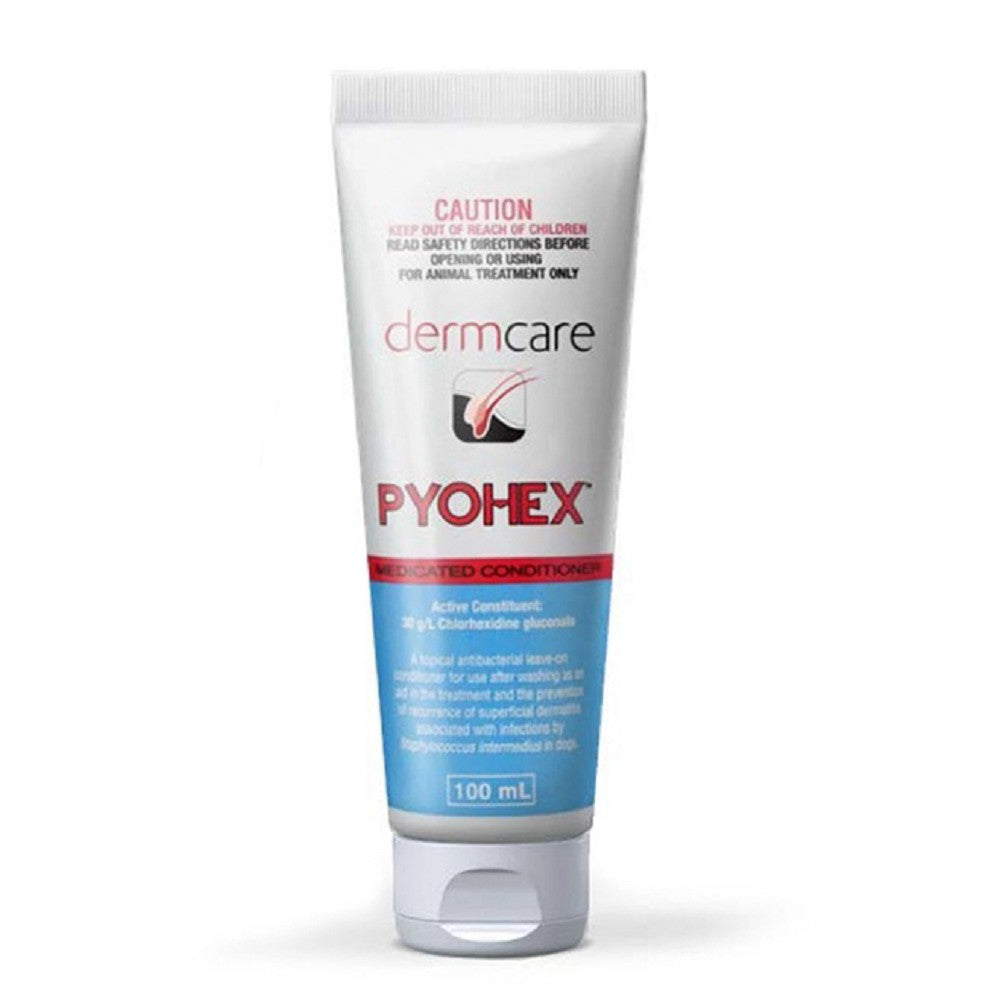 Pyohex Medicated Dog Conditioner for Itchy Skin & Allergies – Soothes & Moisturizes Coat – Ideal for Bathing & Grooming at Home