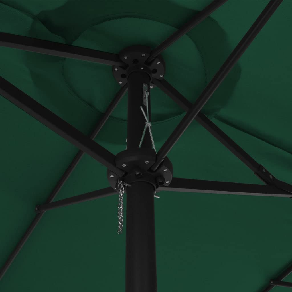 Premium Outdoor Patio Umbrella with Aluminum Pole - 15ft UV Protection & Ventilated Design for Beach, Backyard, Garden - Commercial & Home Use - Large 181