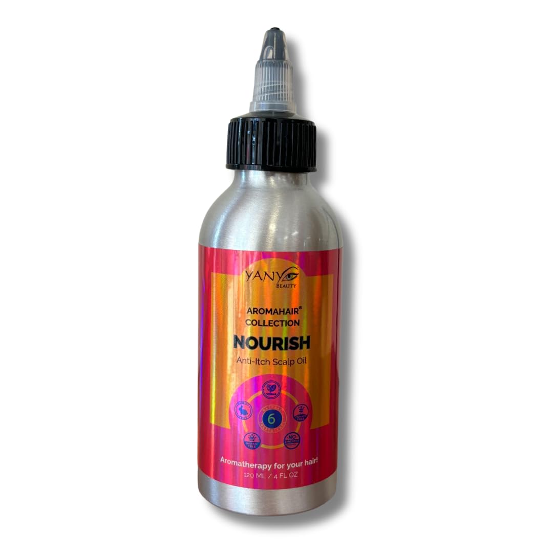 Nourishing Scalp Oil - Peppermint & Tea Tree for Dandruff & Shine - All Hair Types - Perfect for Daily Scalp Care