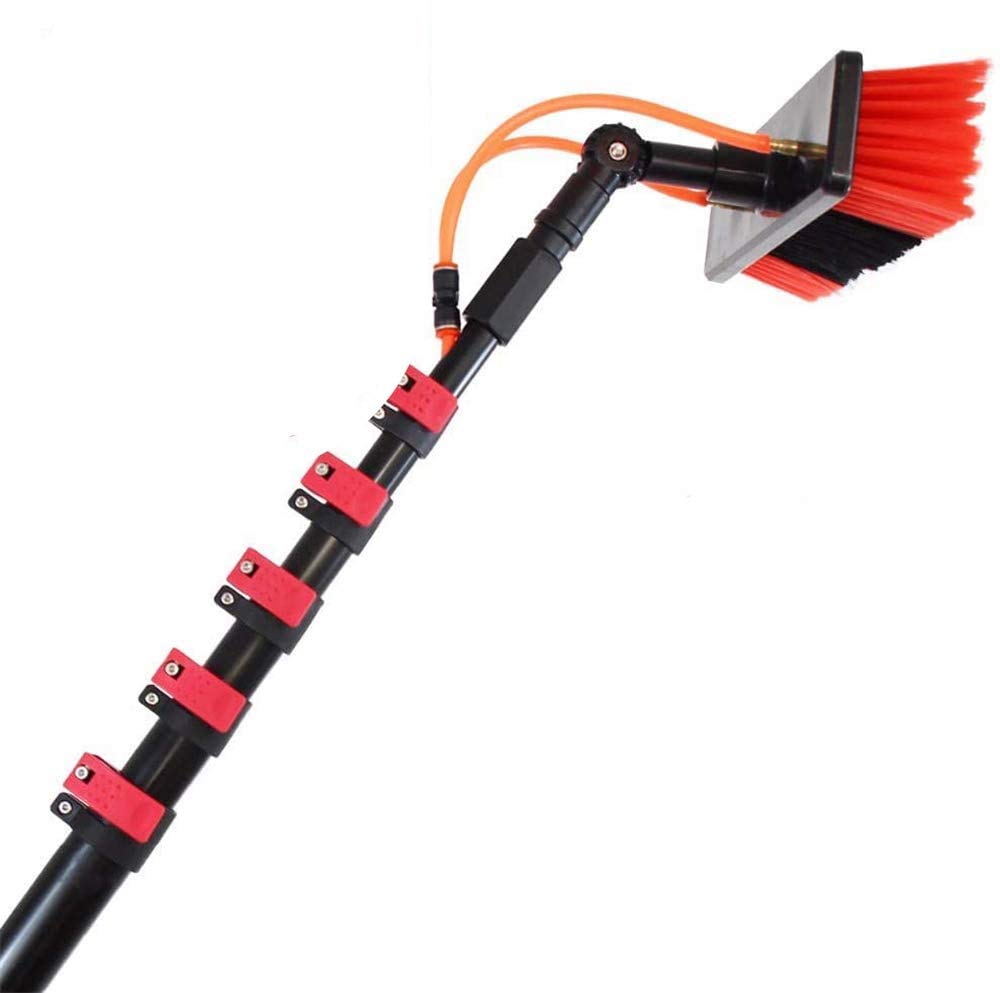 Water-Powered Window Cleaning Kit with Solar Panel Cleaning System - Outdoor Glass Cleaner for Windows, Photovoltaic Panels, and More - Perfect for Home, Office, and Commercial Use