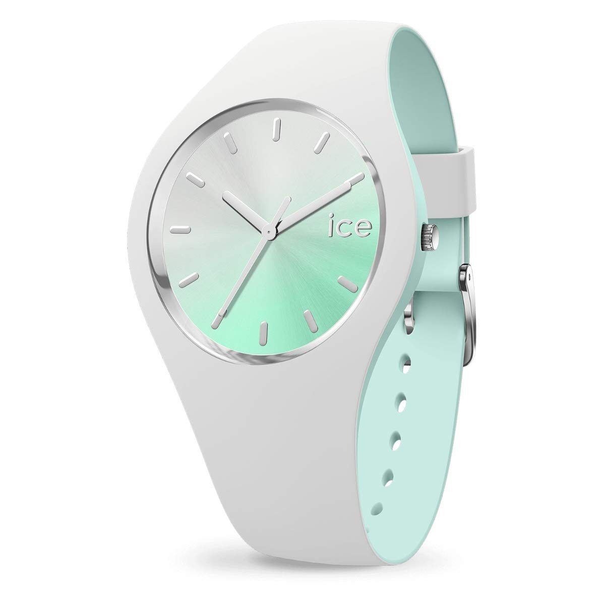 Ice-Watch ICE Duo Chic Nude Pink Women's Watch with Soft Silicone Strap - Stylish Casual & Dressy Timepiece for Everyday Wear, Office, and Special Occasions - Model 016985 (Medium Size)