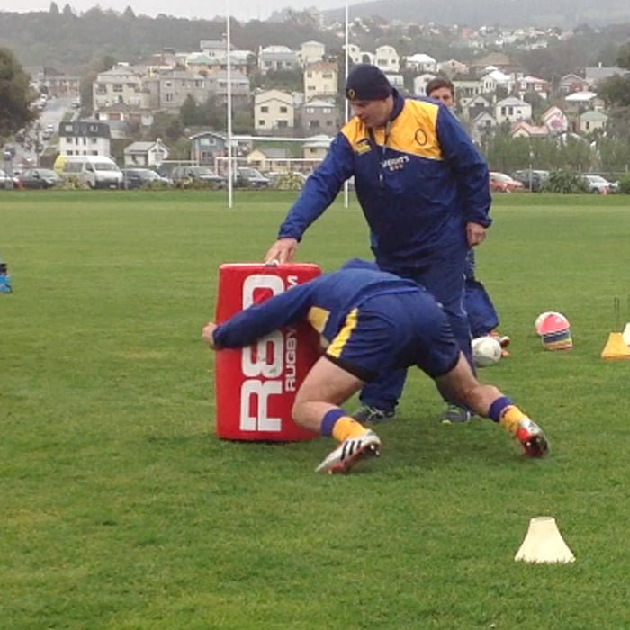 Rugby Tackle Bag for Seniors - Heavy Duty R80 Training Equipment for Rugby Practice, Games & Drills | Durable Half Size Tackle Bag for Rugby Players & Coaches