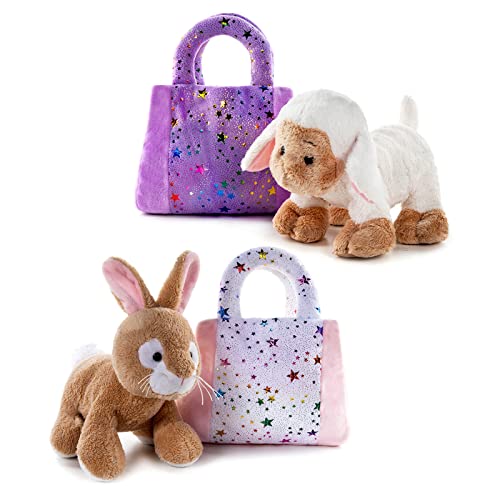 Multicolored Bunny & Sheep Baskets