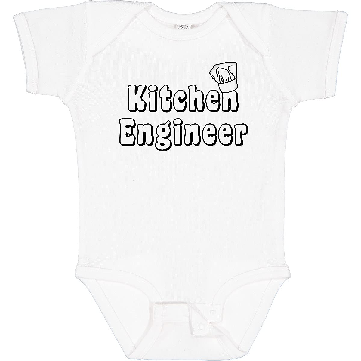 Inktastic Kitchen Engineer Baby Bodysuit - Funny Cooking Themed Onesie for Infants & Toddlers - Perfect Gift for Future Chefs & Baking Enthusiasts - Great for Playdates, Cooking Classes & Family Photos