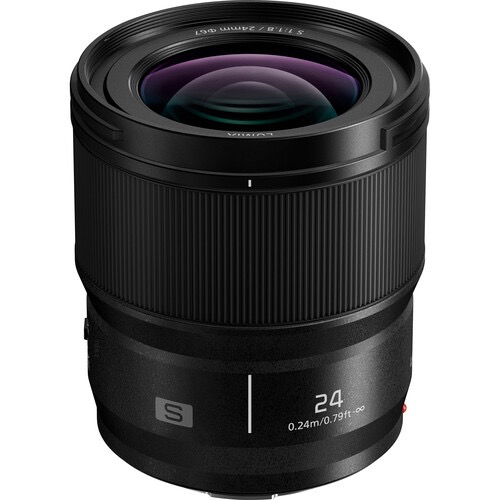 Panasonic Lumix S 24mm f/1.8 Full Frame Lens - Wide Aperture for Low Light Photography, Portraits & Landscape Shooting | Compatible with L-Mount Cameras | Perfect for Travel, Street & Event Photography
