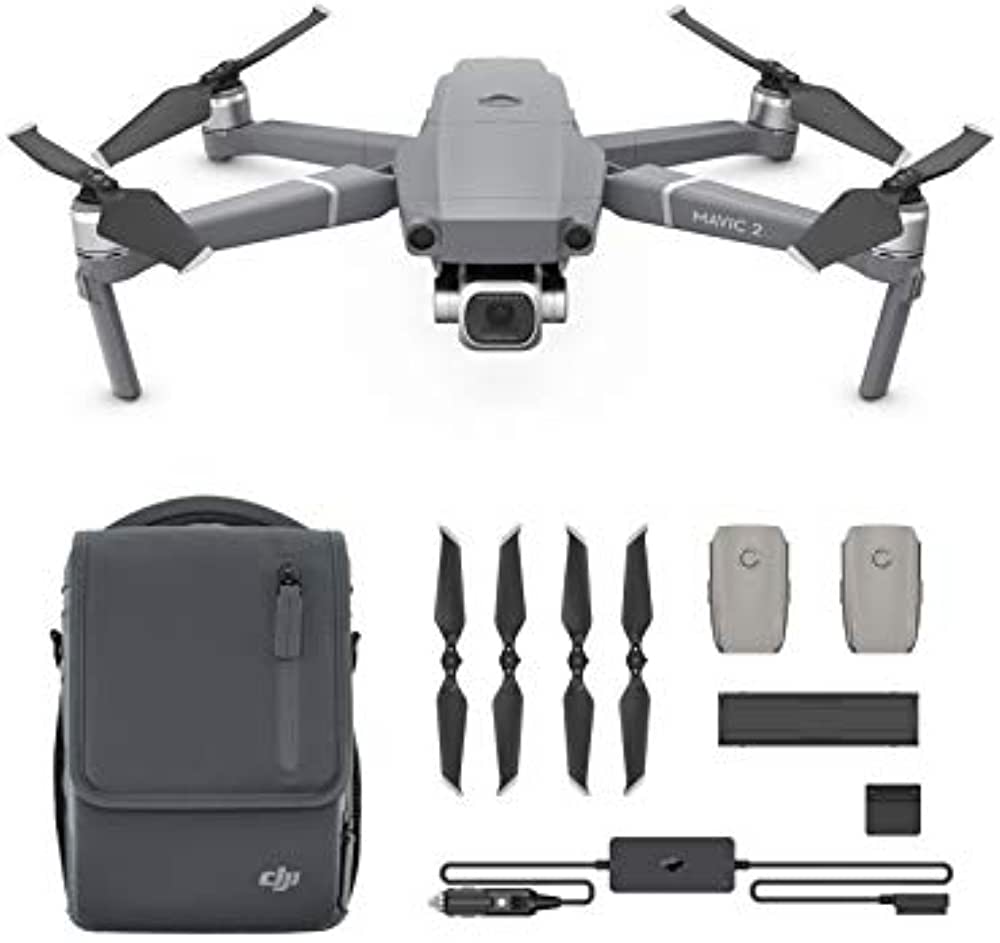 DJI Mavic 2 Pro Drone with Fly More Combo - 4K HDR Camera, 31 Min Flight Time, Omnidirectional Obstacle Sensing - Perfect for Aerial Photography, Travel & Outdoor Adventures