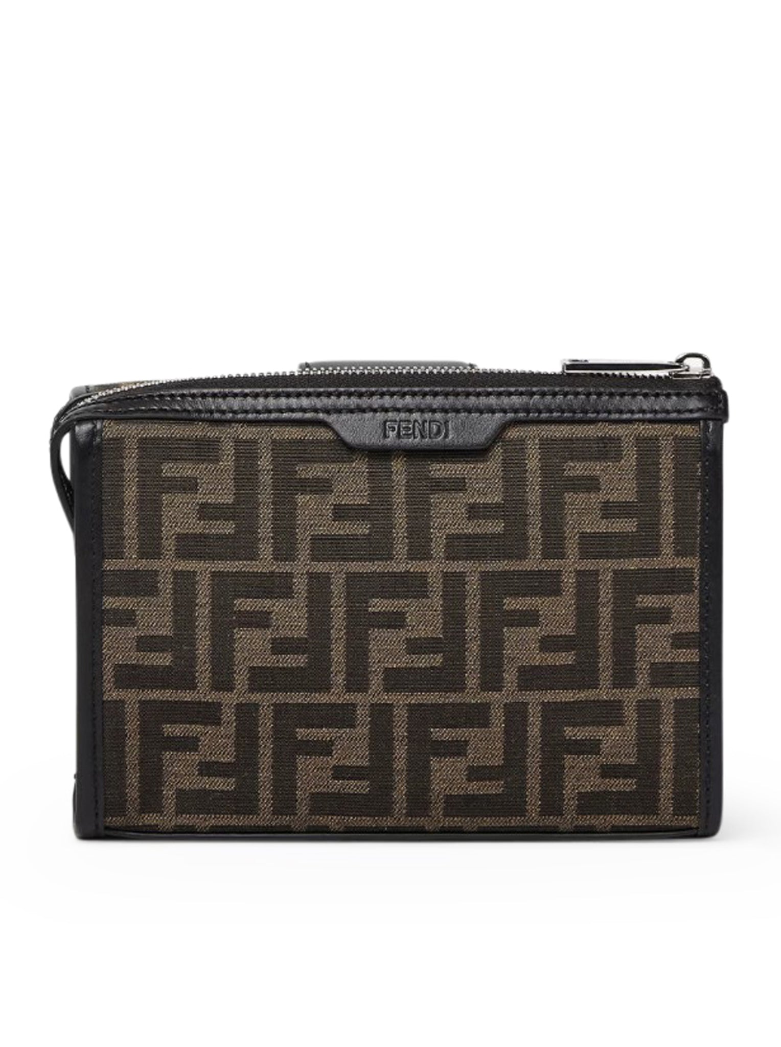 Fendi Double Baguette Handbag in Brown - 7VA649ALWK F0L3TTobaccomoroblackpall | Luxury Designer Crossbody Bag for Women, Perfect for Parties, Work & Everyday Use