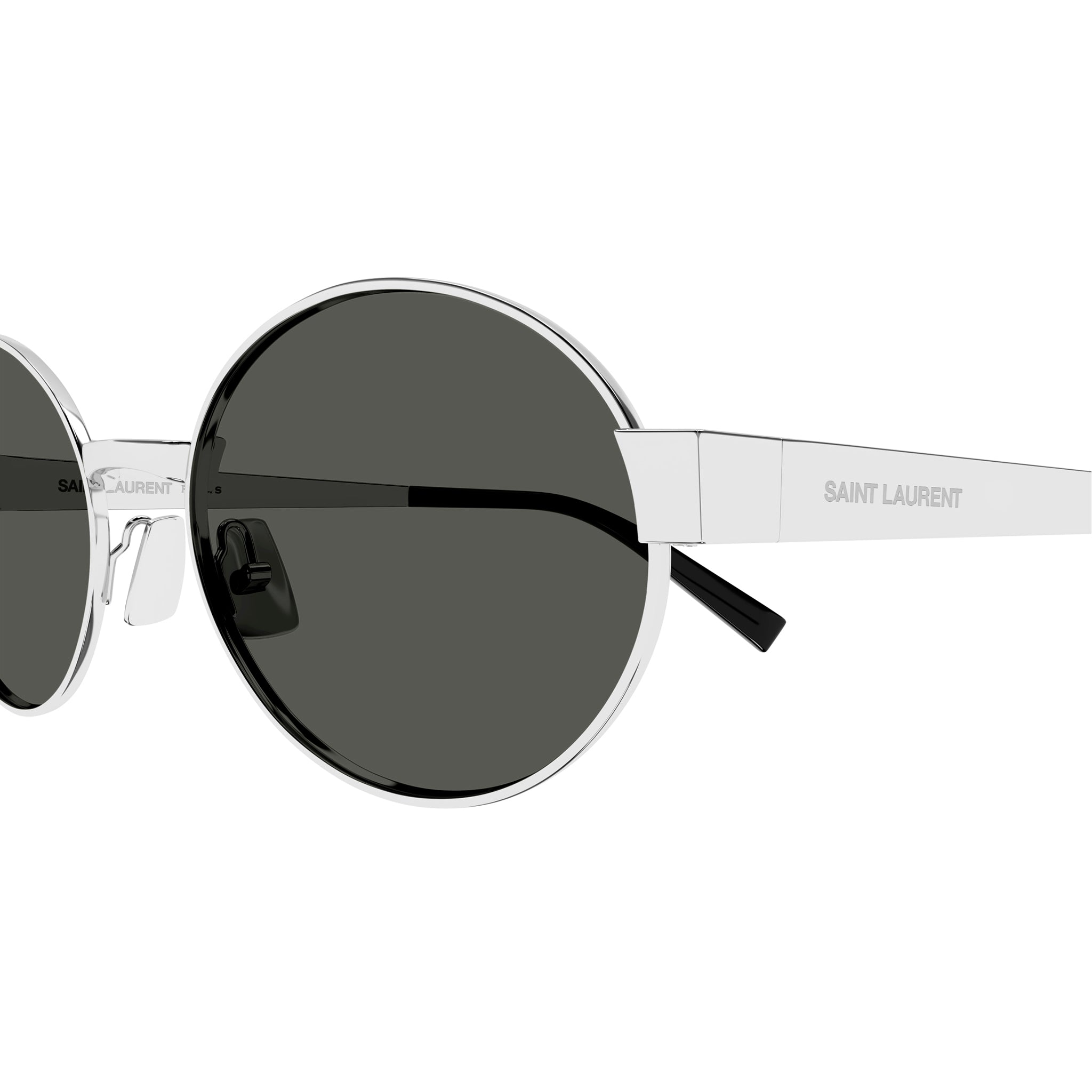 Saint Laurent SL 692 002 Silver Aviator Sunglasses - Polarized UV Protection for Men & Women - Perfect for Driving, Beach & Outdoor Activities