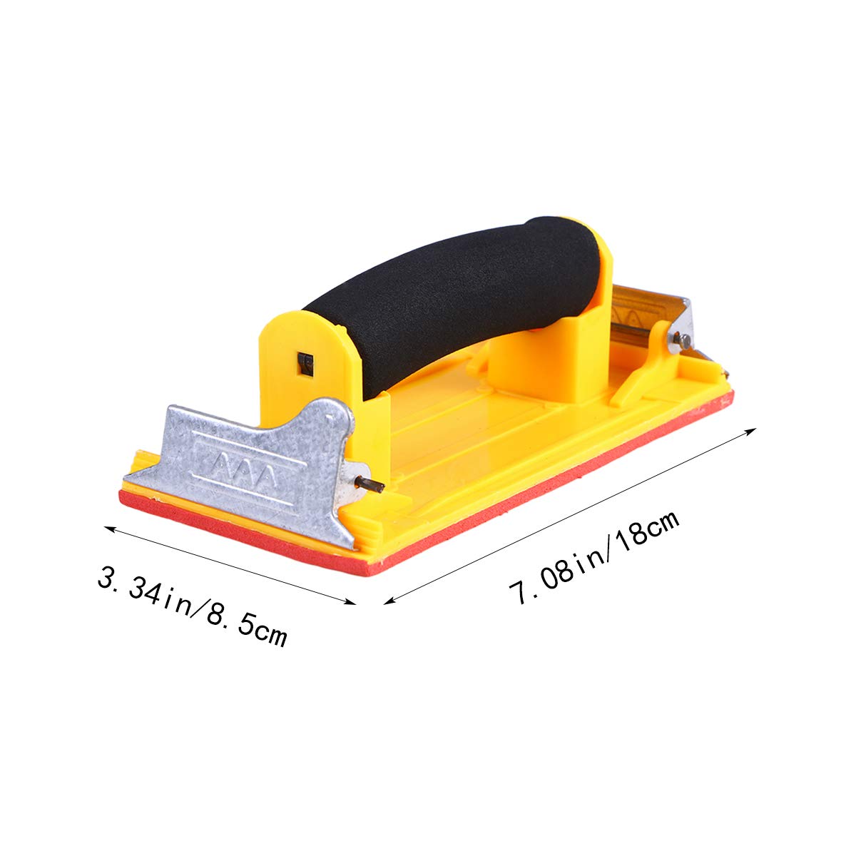**Wet & Dry Sandpaper Holder with Comfort Grip - Handheld Sanding Tool for Walls, Wood, Metal & DIY Projects**