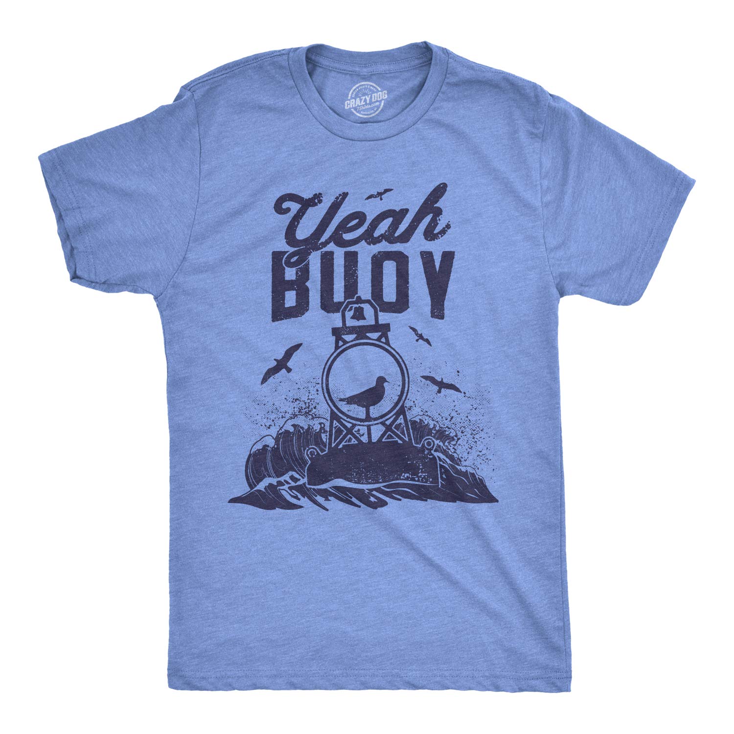 Funny Seagull Beach Vacation T-Shirt for Men - 