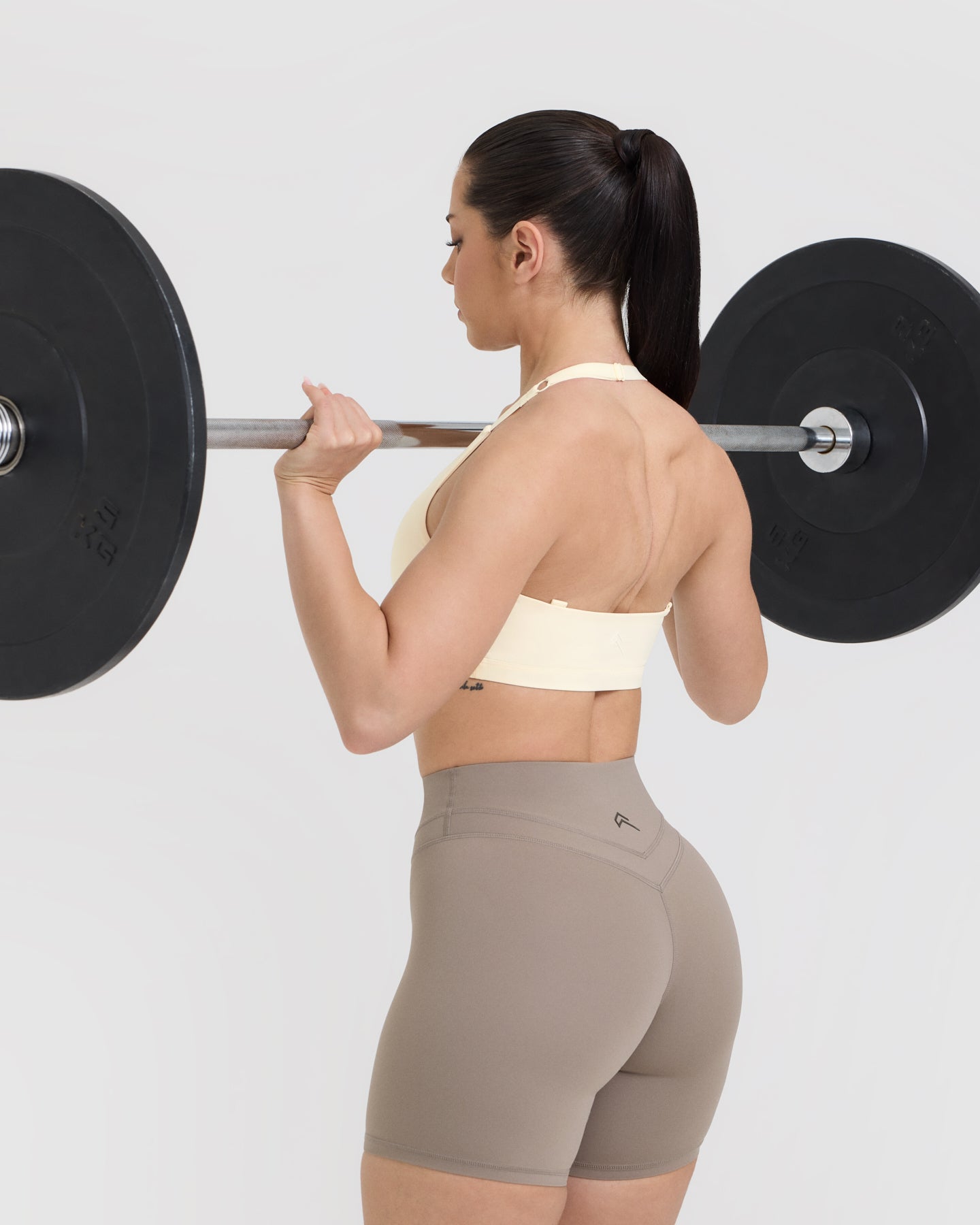 High Support Unified Twist Sports Bra for Women - Off White | Yoga, Running, Gym & Workout Activewear