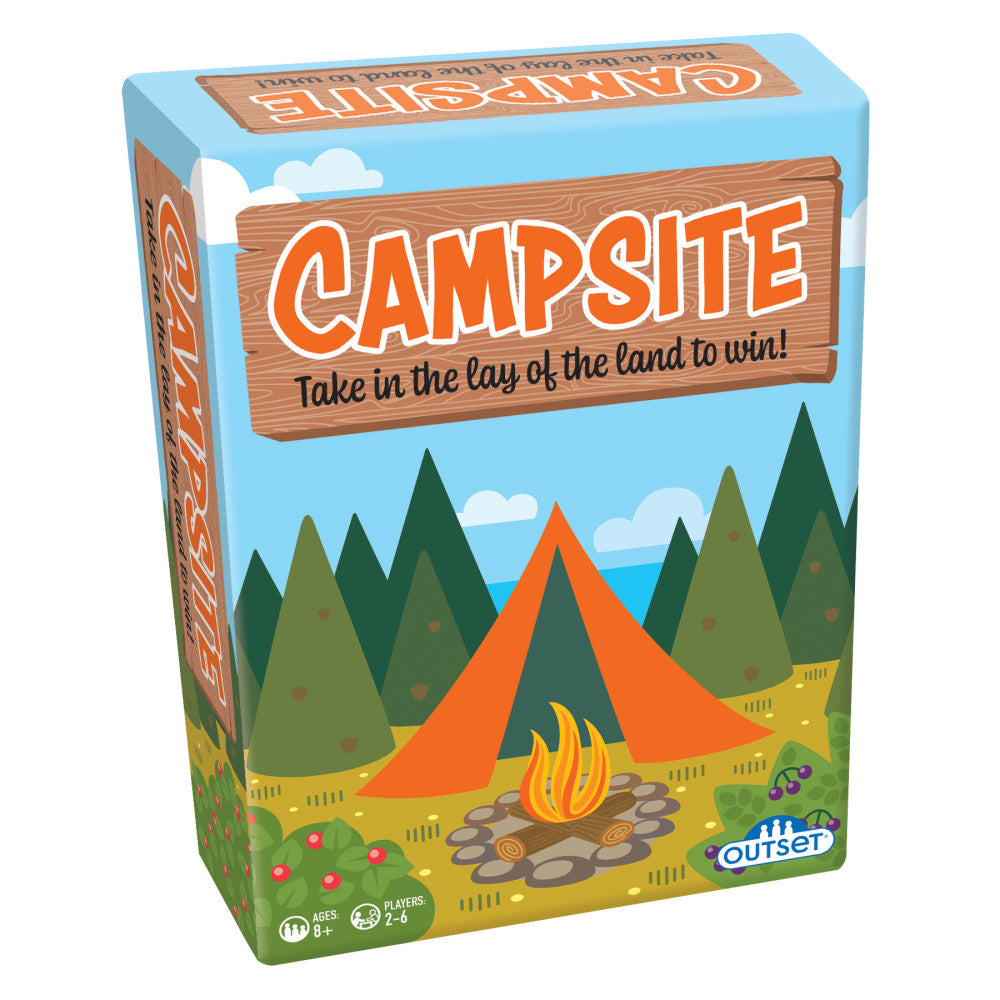 Best Family Strategy Tile Laying Board Game for Camping & Outdoor Adventures - Fun Camping-Themed Game for Family Game Nights