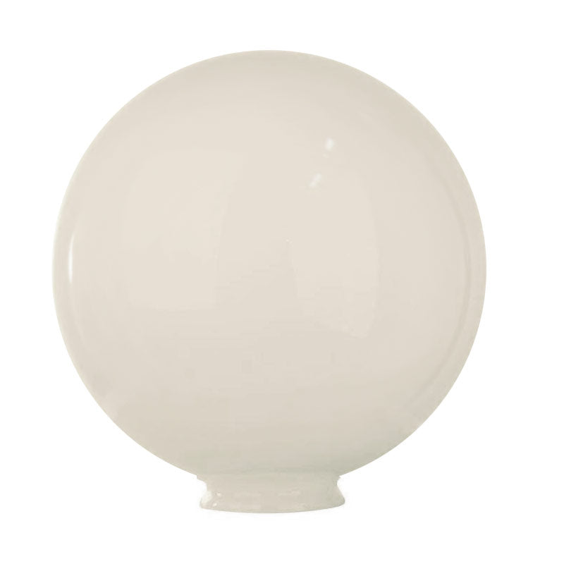 Glass Globe 250/100 mm with Flange - Perfect for Industrial Lighting, Decorative Fixtures & Vintage Style Lamps