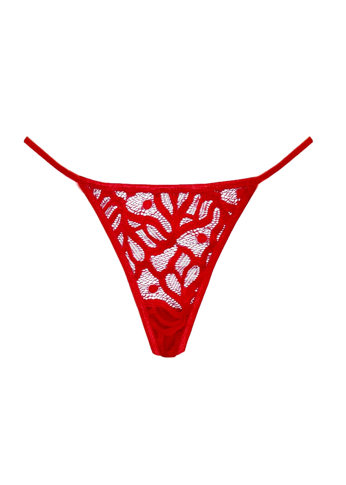 Sexy Red Ruby Thong Panties - Comfortable & Stylish Women's Underwear for Daily Wear, Date Night & Special Occasions